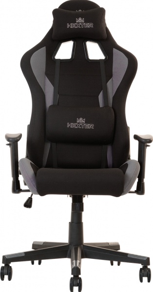 Крісло Nowy Styl HEXTER ML R1D TILT PL70 FAB/01 BLACK/GREY FR чорний/сірий 