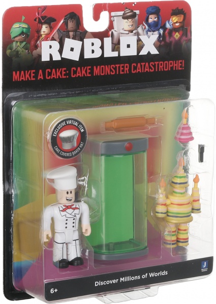 Набор фигурок Jazwares Roblox Game Packs Make a Cake: Cake Monster Catastrophe! W9 
