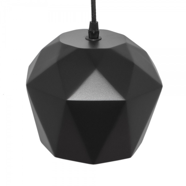 Світильник підвісний Luminaria 1x60 Вт E27 чорний DENVER P2205 BK 