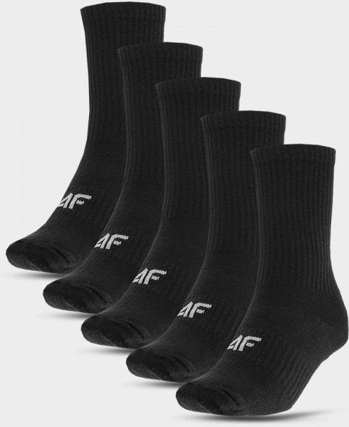 Шкарпетки 4F SOCKS CAS F143 (5PACK) 4FSS23USOCF143-20S р.39-42 чорний