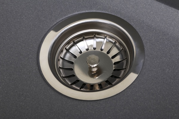 Мийка для кухні ScandiSPA Straight 780 сіра з сифоном 