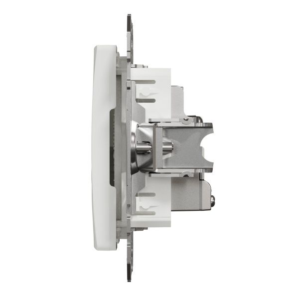 Розетка TV оконечная Schneider Electric Sedna Design без шторок без крышки белый SDD111471