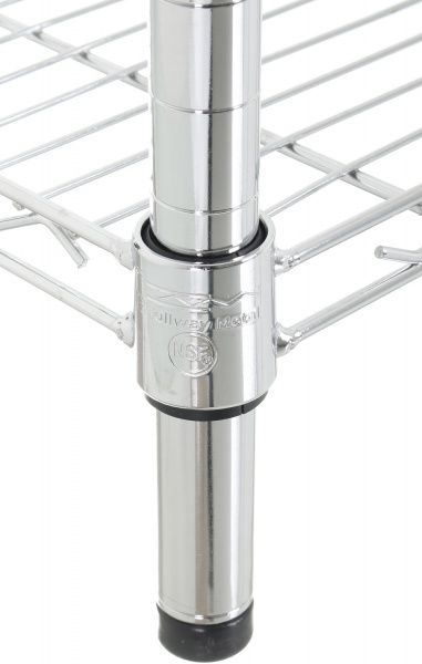 Стеллаж металлический 790x760x300 мм хром (123031-4LC) 