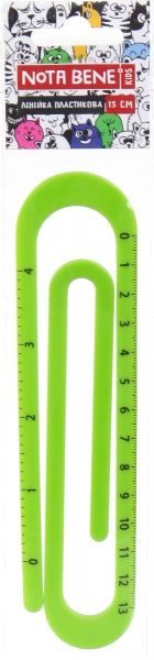 Линейка пластиковая 13см TM NB