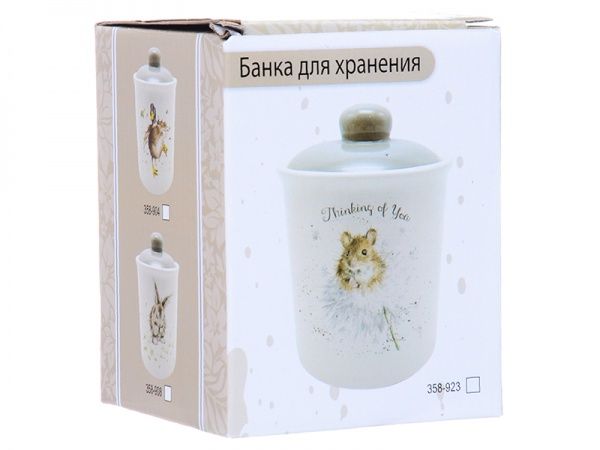 Банка для сыпучих Курочка 14 см 560 мл 358-913 Lefard