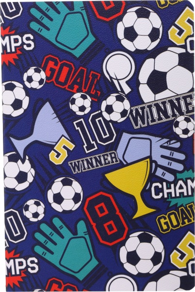 Блокнот Футбол 4 13,5х20,5 см Mikirei