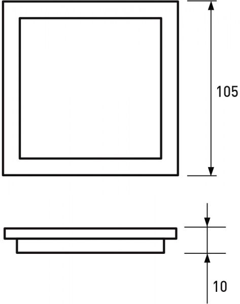 Светильник точечный Eurolamp LED-DLS-6/4 (orange) 6 Вт 4000 К белый