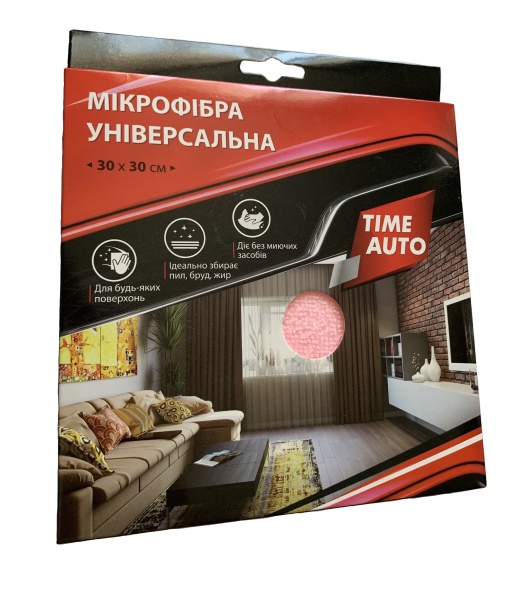Микрофибра TIMEAUTO универсальная 30х30 см 1 шт.