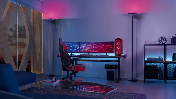 Торшер Ledvance FLOOR UPDOWN SMART Wi-Fi 24 Вт черный 