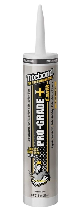 Герметик силіконізований акрилово-латексний Titebond PRO GRADE PLUS 8481 темна бронза 300 мл