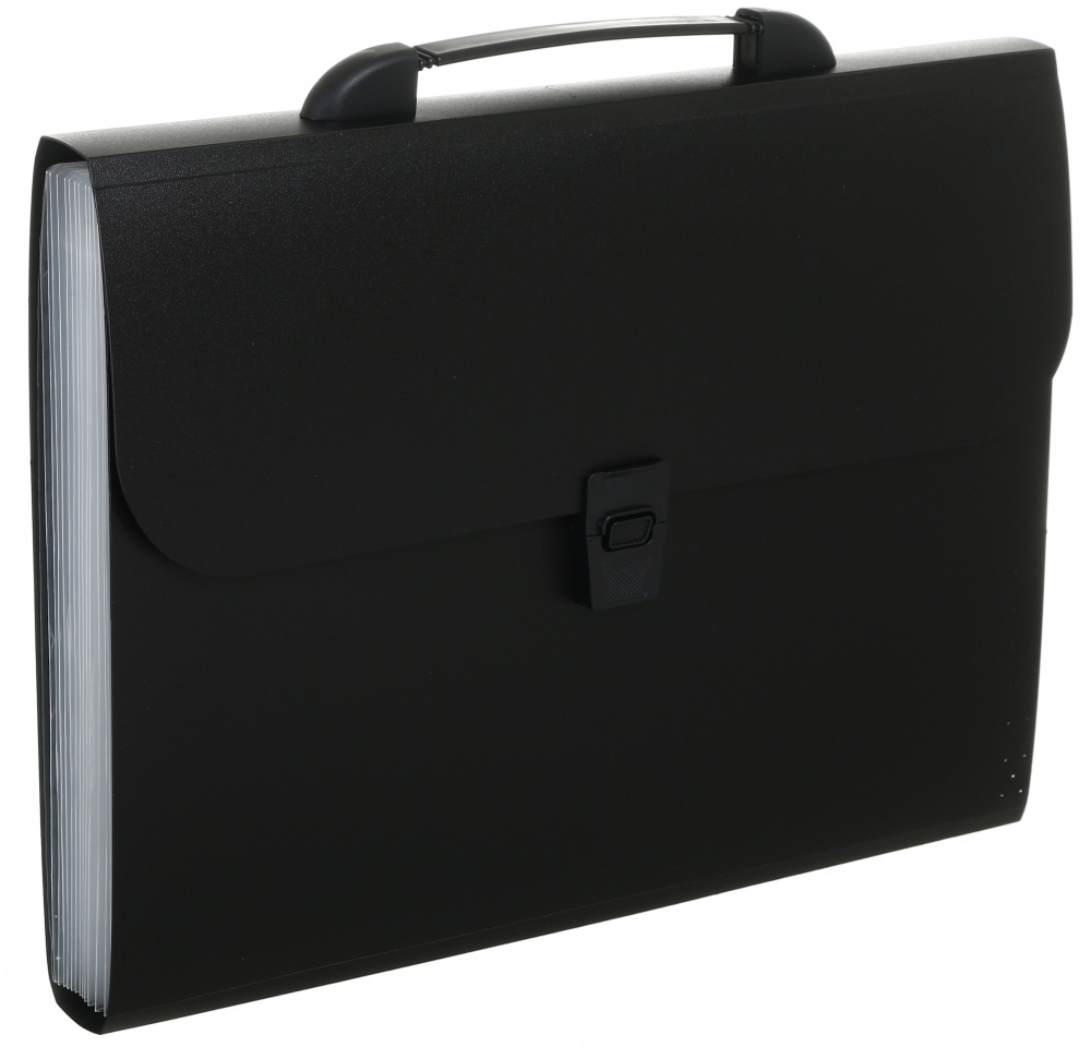 Папка-портфель на замке 26х33х3.5 см черный UP! (Underprice)