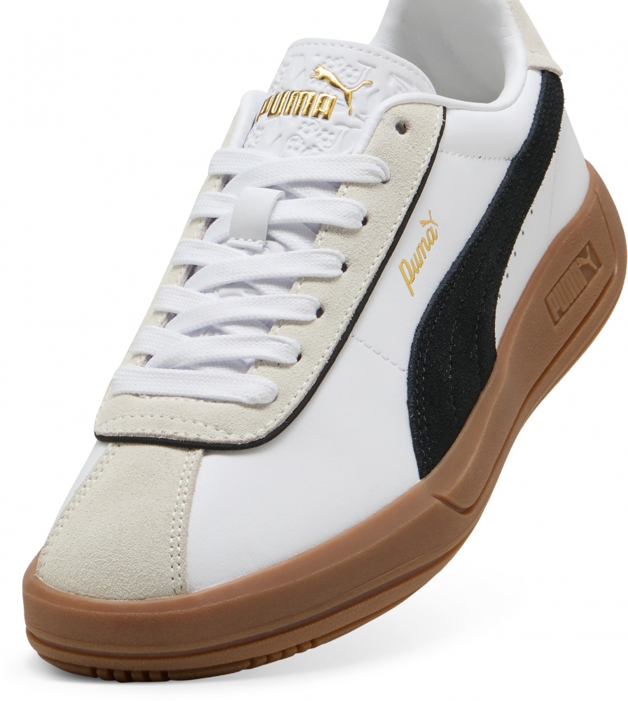 Кроссовки женские демисезонные Puma Club Klassika 40036401 р.40,5 белые с черным