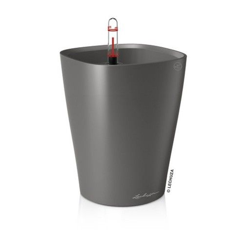 Кашпо пластиковое Lechuza Deltini прямоугольный 1,2 л антрацит (14903) 