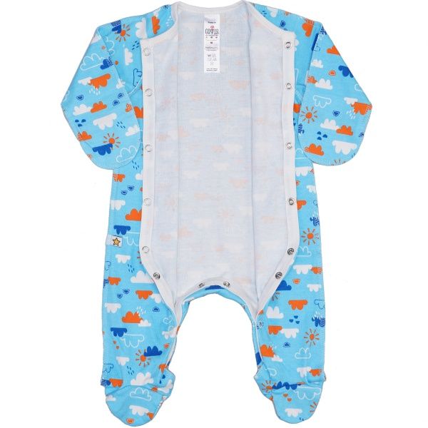 Чоловічок ТМ Софія Blue Clouds р.56 блакитний 120156 