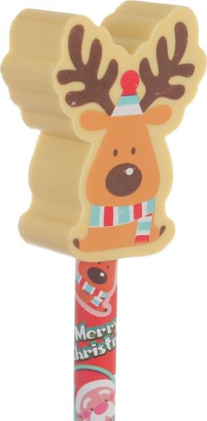 Карандаш чернографитный с резинкой олень