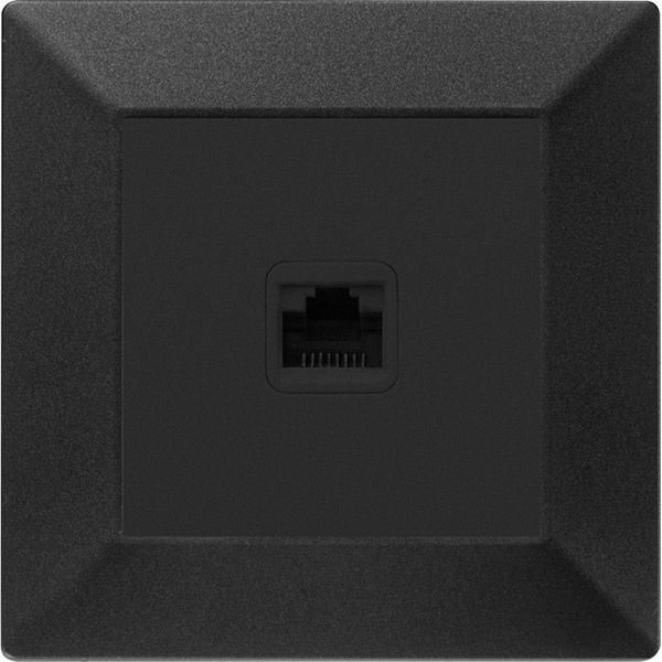 Розетка HausMark Alta черный SNG-SCP.SQ20MG1PC-BK