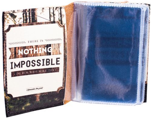 Візитниця Напис Just Cover