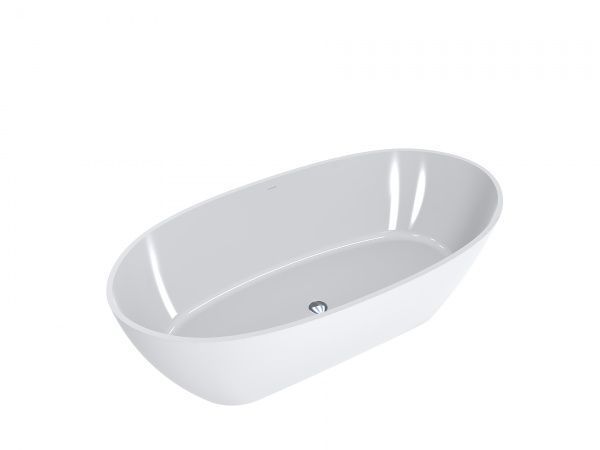 Ванна из искусственного камня Miraggio Estella 168x83 белая 0000267