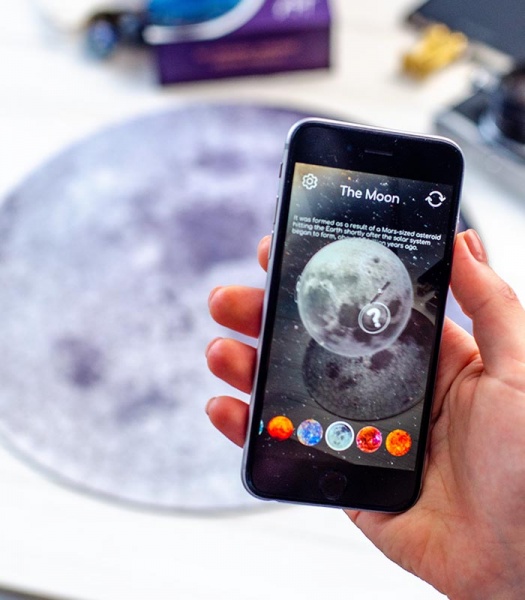 Пазл деревянный Луна 30 см PuzzleUp 