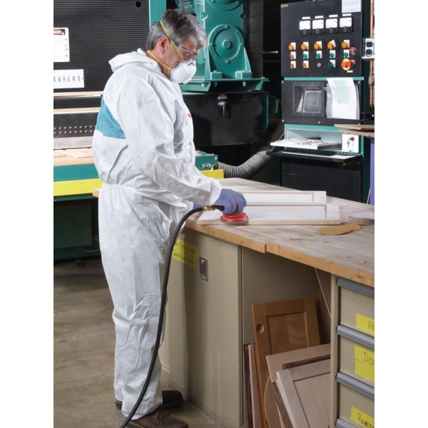 Комбинезон одноразовый 3M р. XXL рост универсальный 4520 белый с синим