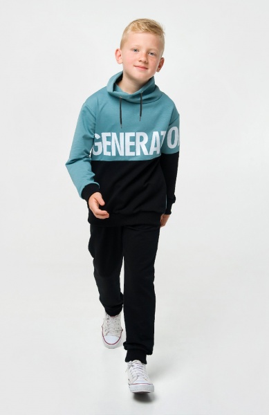 Спортивный костюм для мальчиков Smil 117242 р.134 зеленый 