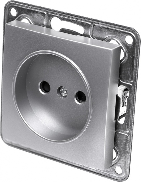 Розетка LXL Tesla LXL3514A сріблястий 8536699090