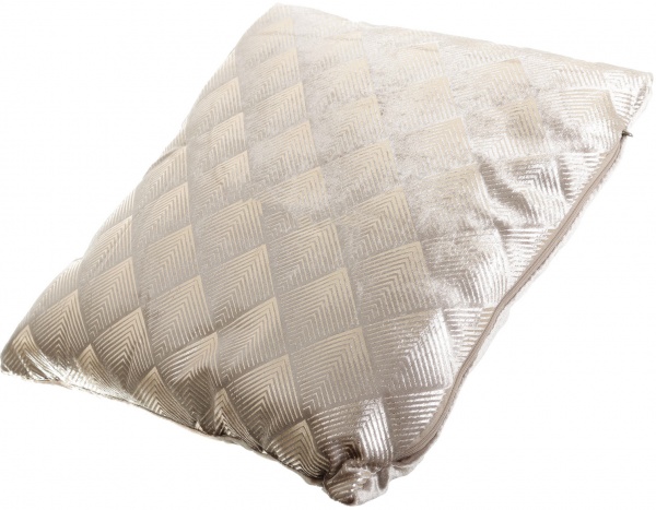 Подушка KM с напылением геометрия 100% полиэстер 45x45 см золотой 