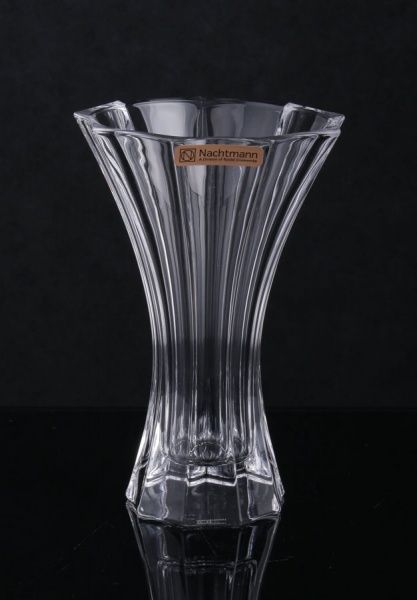Ваза стеклянная прозрачная Saphir 18 см Nachtmann