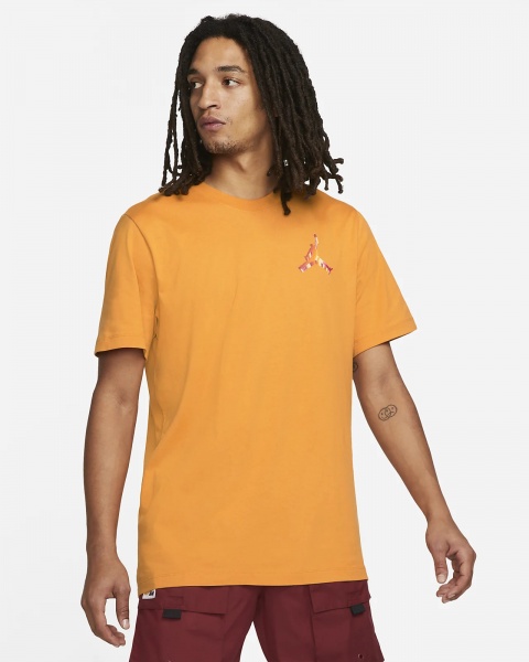 Футболка Jordan M J JMPMN 3D SS CREW DH8966-738 р.L жовтий