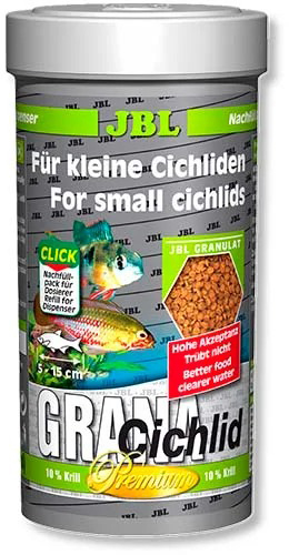 Корм JBL для риб GranaCichlid 250 мл для хижих цихлід преміум 4056200