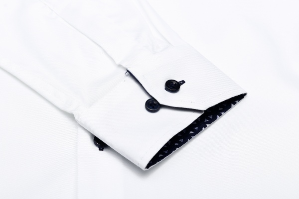 Рубашка р.158 белый с синим 1129/322 