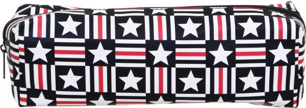 Пенал школьный Звезда разноцветный