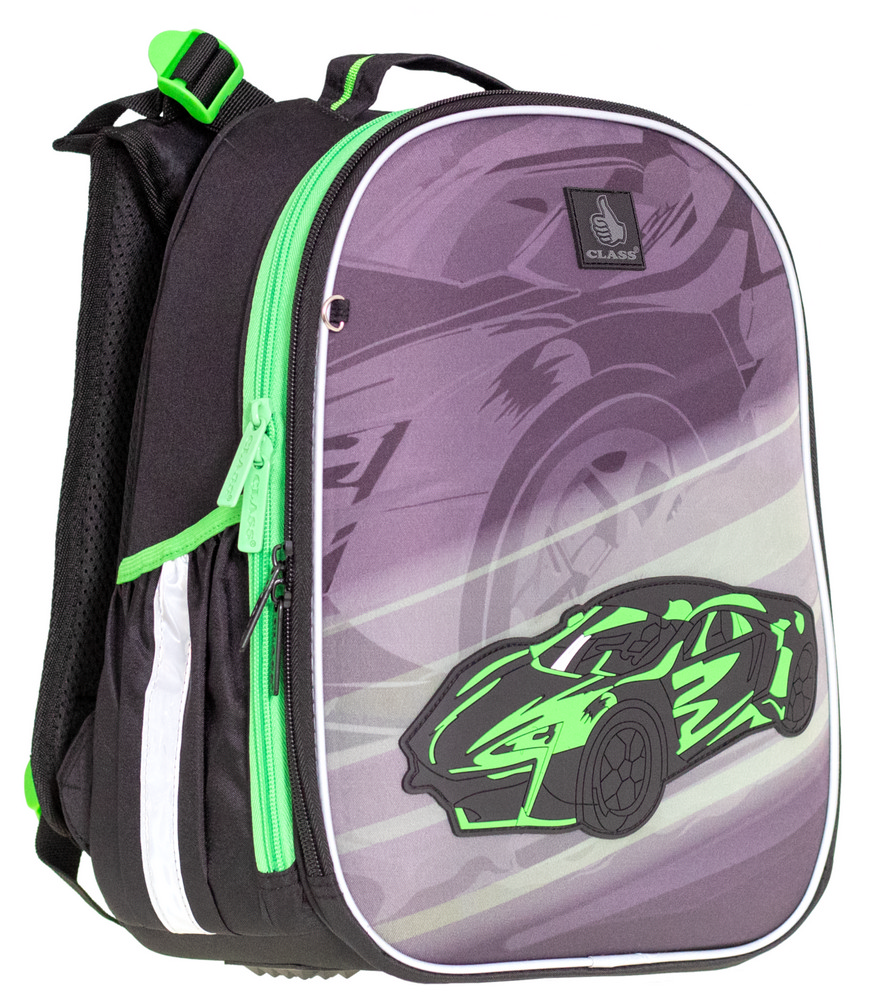 Ранец школьный CLASS Car 35х27х16 см 2507C 13010113