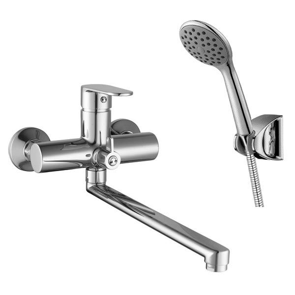 Змішувач для ванни Imprese Lesna + душевий набір 