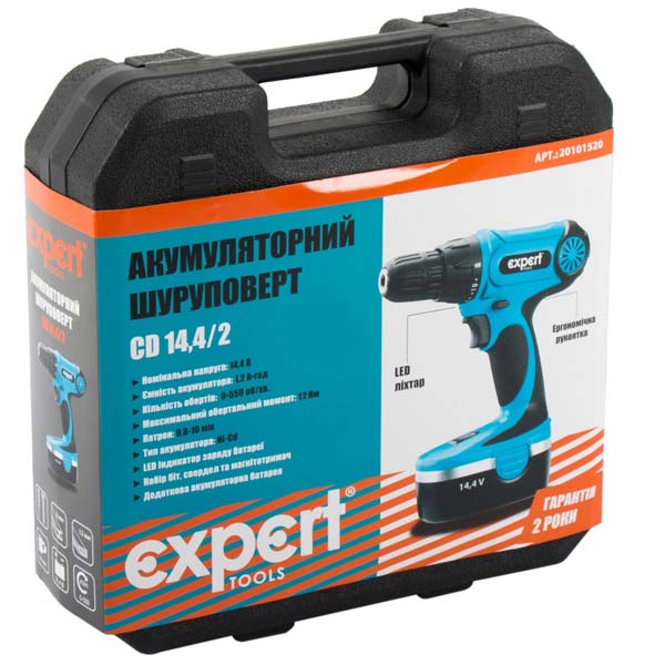 Шуруповерт Expert Tools CD14.4/2