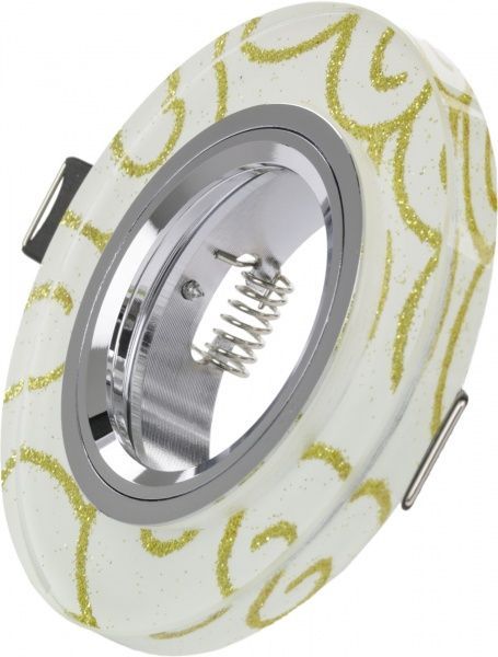 Светильник точечный Blitz GU5.3 белый с золотистым BL002S1/66 1W СН 