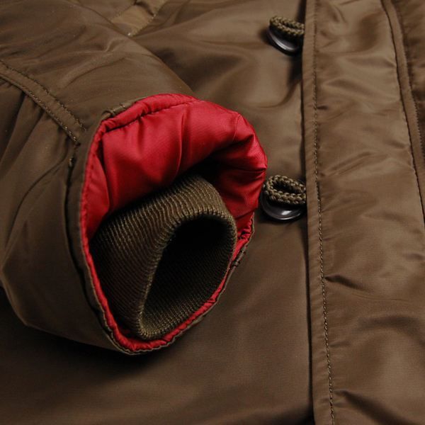 Куртка Alpha Industries N-3B Slim Fit Brown Red р.2XL