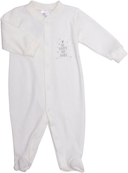 Комбинезон унисекс Моя планета р.86 молочный б301-2 