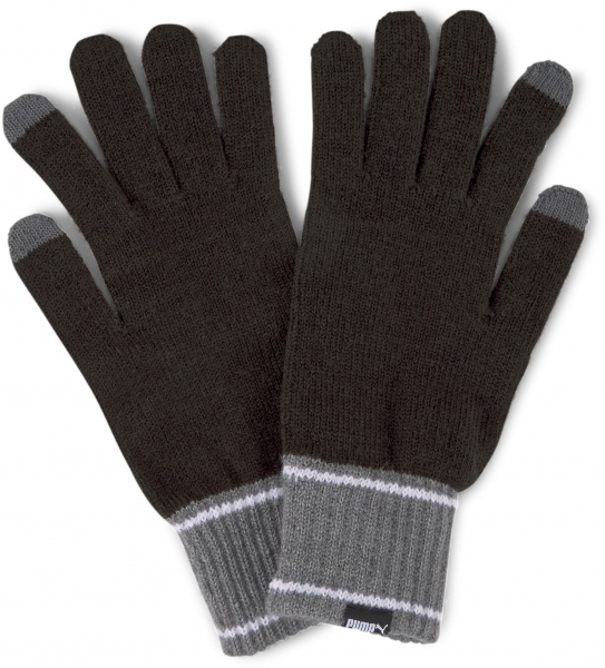 Варежки Puma Knit Gloves 4177201 р. S черный
