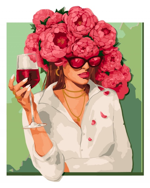 Картина за номерами Квітучий настрій 40х50 см 40x50 см Ідейка 