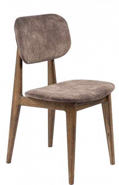 Стул обеденный Отис дуб дымчатый Artex Bolzano Taupe мокко / дуб коричневый