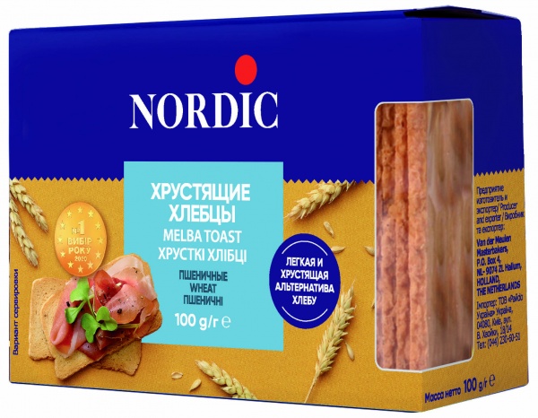 Хлебцы Nordic™ из злаков пшеничные 100 г