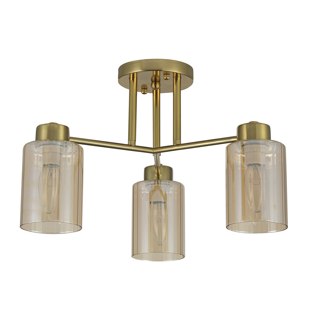 Люстра підвісна ARDERO 3xE14 золотий BL1330-2