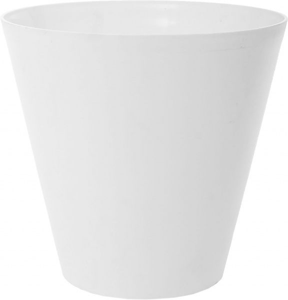 Горщик пластиковий Prosperplast Tubus круглий 28,5л білий (74954-449) 