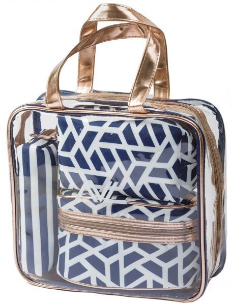 Набор косметичек AVL 4 шт. сине-белый 36004 