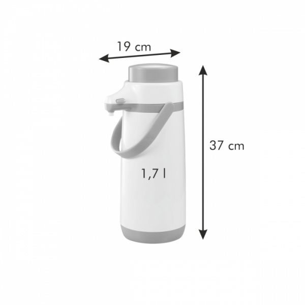 Термос Family Colori с помпой 1,7 л оранжевый Tescoma