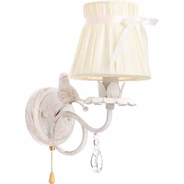 Бра Accento lighting Roma 1x60 Вт E14 білий ALHu-HKW31615A/1 