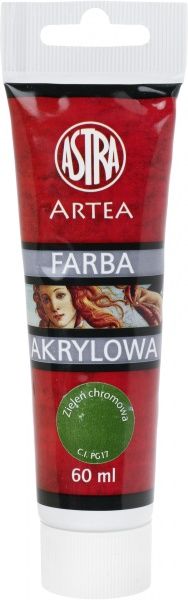 Краска акриловая Хром зеленый 60 мл Artea Astra