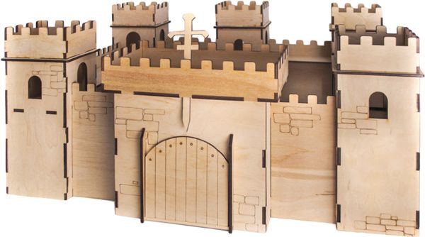 Дерев'яний 3D-конструктор Зірка Фортеця 93887