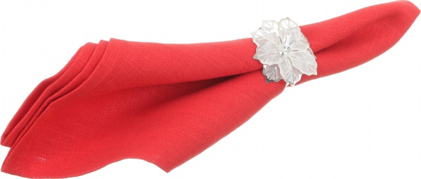 Набор колец для салфеток Flowers 15х11,5х5 см 6 шт